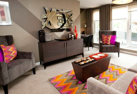 <b> House Tours: </b> Take a tour of an Art Deco-inspired family home with pops of bright colour <b> House Tours: </b> Take a tour of an Art Deco-inspired family home with pops of bright colour